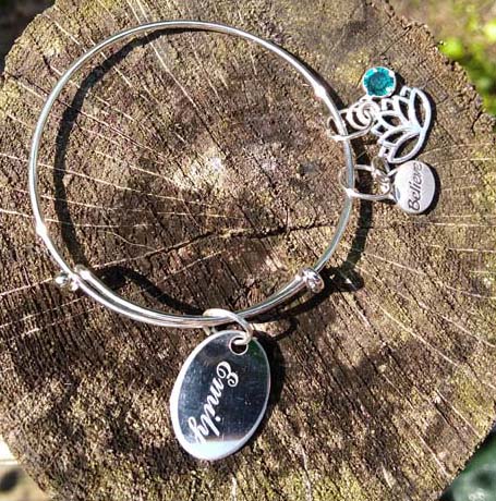 Silver Bangles With Charms, Silver Charms, Stackable Bangles,silver Bangles  