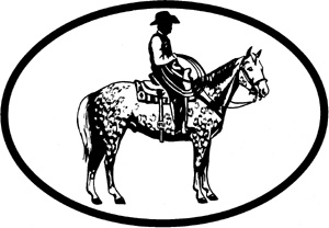 - Western Rider Decal